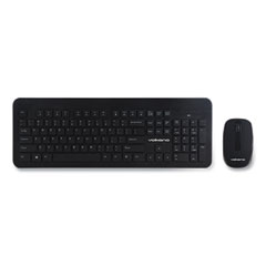 Cobalt Series Wireless Keyboard and Mouse Combo, 2.4 GHz Frequency/26 ft Wireless Range, Black