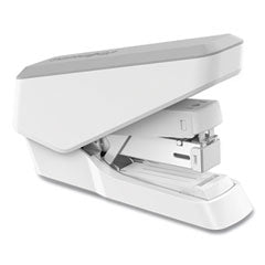 LX860 EasyPress Half Strip Stapler, 40 Sheet Capacity, Gray/White