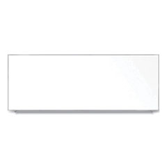 Magnetic Porcelain Whiteboard with Aluminum Frame, 144.59 x 60.47, White Surface, Satin Aluminum Frame,Ships in 7-10 Bus Days