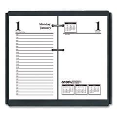 Economy Daily Desk Calendar Refill, 3.5 x 6, White Sheets, 12-Month (Jan to Dec): 2024