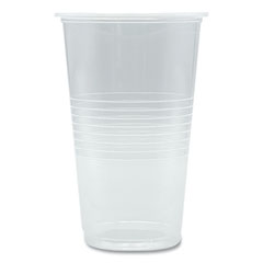 Translucent Plastic Cold Cups, 20 oz, Clear, 1,000/Carton