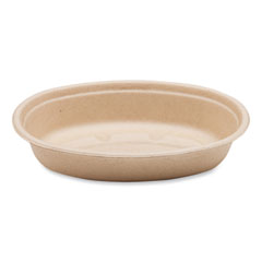 Fiber Bowls, Burrito Bowl, 24 oz, 8 x 5.3 x 1.6, Natural, Paper, 400/Carton