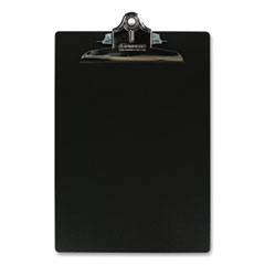 Aluminum Clipboard, 1" Clip Capacity, Holds 8.5 x 11 Sheets, Black