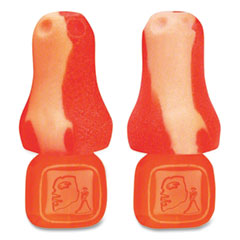 TrustFit Plus Reusable Bell Shaped Uncorded Foam Earplugs, Uncorded, One Size Fits Most, 31 dB NRR, Orange, 1,000/Carton