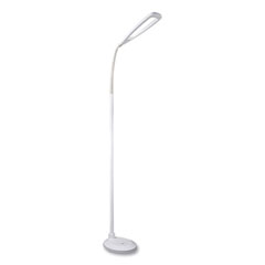 Flex LED Floor Lamp, 49" to 71" High, White, Ships in 1-3 Business Days