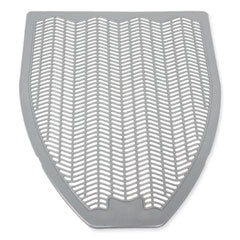 Disposable Urinal Floor Mat, Nonslip, Orchard Zing Scent, 17.5 x 20.38, Gray, 6/Carton