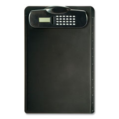 Plastic Clipboard with Calculator, Holds 8.5 x 11 Sheets, Black