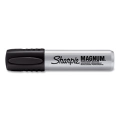 Magnum Permanent Marker, Broad Chisel Tip, Black