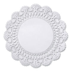 Cambridge Lace Doilies, Round, 6", White, 1,000/Carton