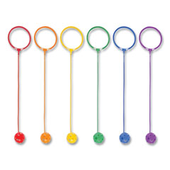 Swing Ball Set, 5.5" Diameter, Assorted Colors, 6/Set