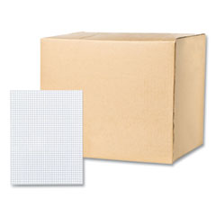 Gummed Pad, 4 sq/in Quadrille Rule, 50 White 8.5 x 11 Sheets, 72/Carton, Ships in 4-6 Business Days