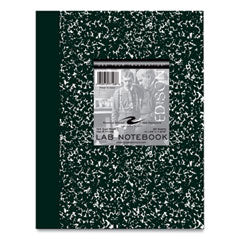 Lab and Science Notebook, Quadrille Rule (5 sq in), Green Marble Cover, (60) 10.13 x 7.88 Sheets, 24/CT,Ships in 4-6 Bus Days