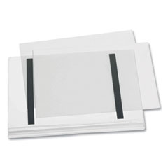 Magnetic Water-Resistant Sign Holder, 8.5 x 11, Clear Frame, 5/Pack