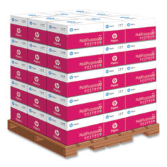 MultiPurpose20 Paper, 96 Bright, 20 lb Bond Weight, 8.5 x 11, White, 500 Sheets/Ream, 10 Reams/Carton, 40 Cartons/Pallet