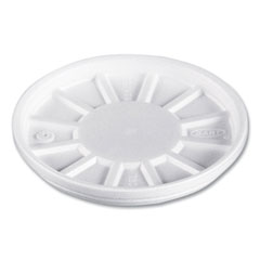 Vented Paper Finger-Pull Lids, Fits 165 oz Buckets, White, 100/Carton