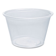 Conex Complements Portion/Medicine Cups, 4 oz, Clear, 125/Bag, 20 Bags/Carton