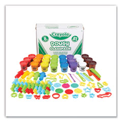 Dough Classpack, 3 oz, 8 Assorted Colors with 81 Modeling Tools