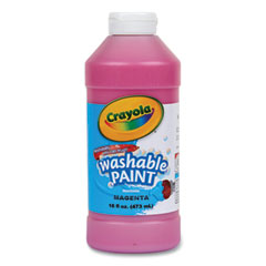 Washable Paint, Magenta, 16 oz Bottle