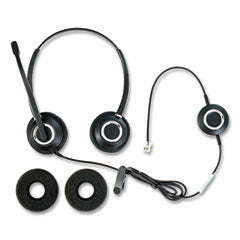 ZuM ZuMRJ9B Binaural Over The Head Headset, Black