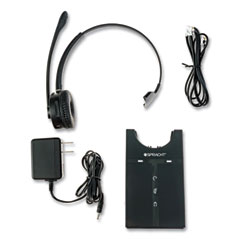 ZuM Maestro DECT Monaural Over The Head Headset, Black