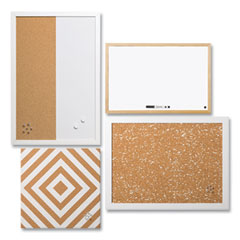 Positive Flow Neutrals Message Board Set: (2) Bulletin, (1) Bulletin/Dry Erase, (1) Magnetic Dry Erase, Assorted Sizes