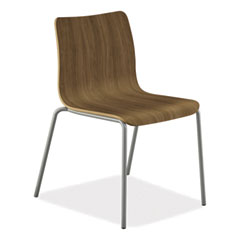 Ruck Laminate Chair, Supports Up to 300 lb, 18" Seat Height, Pinnacle Seat/Back, Silver Base, Ships in 7-10 Business Days