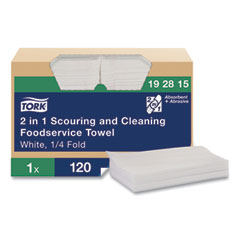 2 in 1 Wiper, 1-Ply, 13" x 21", White, 120/Carton