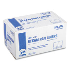 Steam Pan Liners With Twist Ties, For 1/2 Pan Sized Steam Pans, 0.02 mil, 17" x 23.5", 250/Carton