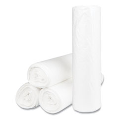 High-Density Commercial Can Liners, 60 gal, 14 mic, 43" x 48", Natural, 200/Carton