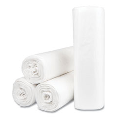 High-Density Commercial Can Liners Value Pack, 30 gal, 9 mic, 30" x 36", Natural, 25 Bags/Roll, 20 Rolls/Carton