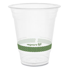 96-Series Cold Cup, 12 oz, Clear/Green, 1,000/Carton