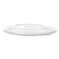 Salad Bowl Lids, Lids for 64 oz Squat Salad Bowls, 9.5" Diameter, Clear, Plastic, 300/Carton