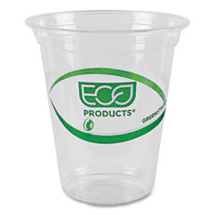 GreenStripe Renewable and Compostable Cold Cups, 16 oz, Clear, 50/Pack, 20 Packs/Carton