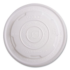 World Art PLA-Laminated Soup Container Lids for 12 oz, 16 oz, 32 oz, White, Plastic, 50/Pack, 10 Packs/Carton