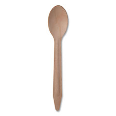 Wood Cutlery, Spoon, Natural, 500/Carton