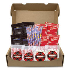 Warm Winter Wishes Hot Chocolate Kit, 20 Assorted Items/Box, Ships in 1-3 Business Days