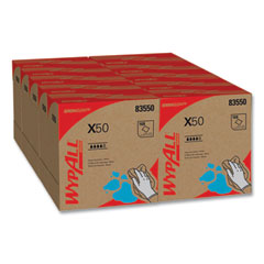 X50 Cloths, POP-UP Box, 12.5 x 9.1, White, 168/Box, 10 Boxes/Carton