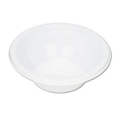 Plastic Dinnerware, Bowls, 5 oz, White, 125/Pack