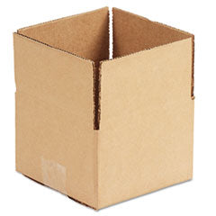 Fixed-Depth Corrugated Shipping Boxes, Regular Slotted Container (RSC), 6" x 6" x 4", Brown Kraft, 25/Bundle