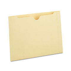 Deluxe Manila File Jackets with Reinforced Tabs, Straight Tab, Legal Size, Manila, 50/Box