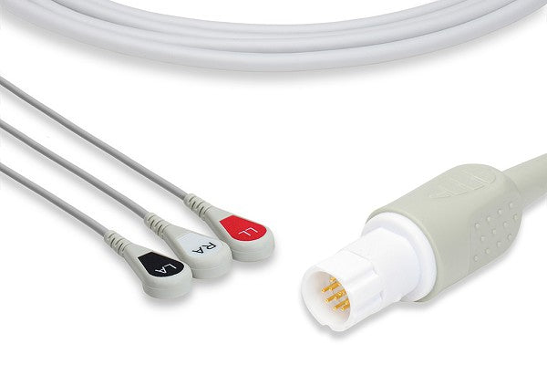 Draeger Compatible Direct-Connect ECG Cable