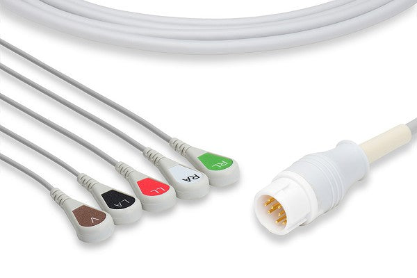 Philips Compatible Direct-Connect ECG Cable