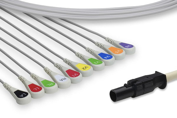 Mortara > Quinton Compatible Direct-Connect EKG Cable