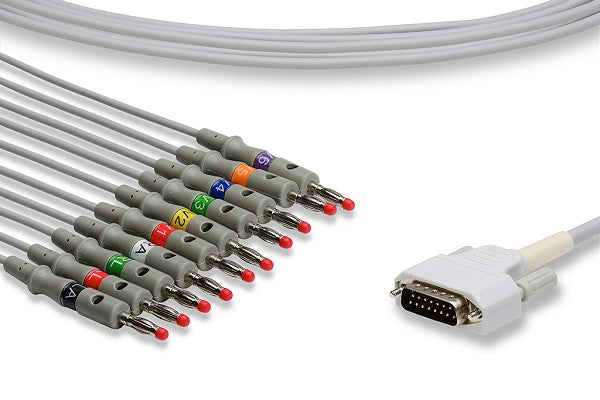 Edan Compatible Direct-Connect EKG Cable