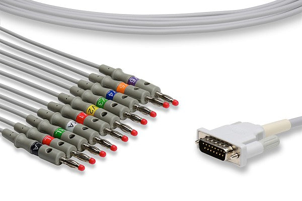 Philips Compatible Direct-Connect EKG Cable