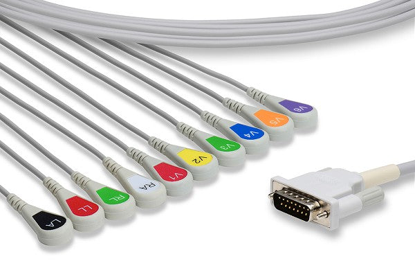 Philips Compatible Direct-Connect EKG Cable