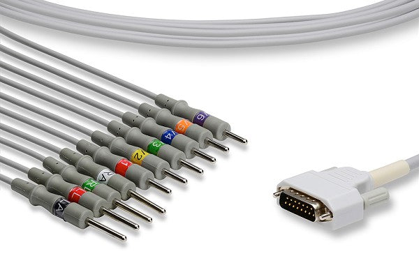 Nihon Kohden Compatible Direct-Connect EKG Cable