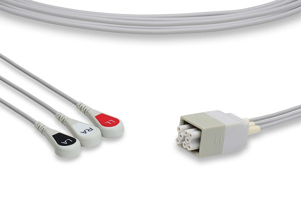 GE Healthcare > Marquette Compatible ECG Telemetry Leadwire