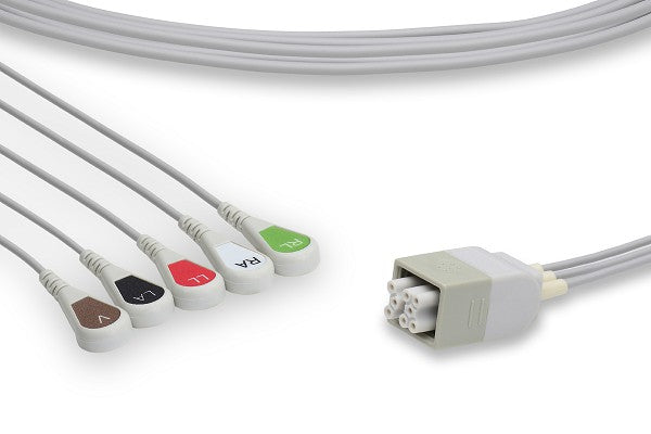 GE Healthcare > Marquette Compatible ECG Telemetry Leadwire