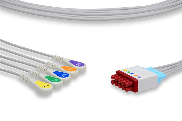 GE Healthcare > Marquette Compatible ECG Leadwire